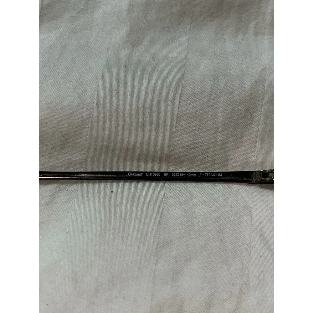 Charmant Rimless Eyeglasses Frames Only, CH10960, 52-18-140, Titanium, Gray